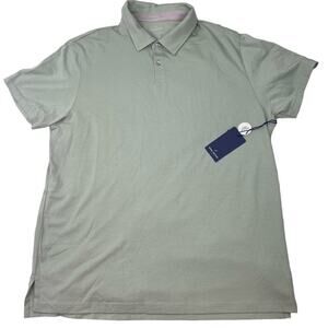 Daniel Hechter Paris Men's Short Sleeve Pima Cotton Polo Shirt Size XL Green NWT